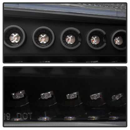 SPYDER xTune Ford F250 F350 Superduty Excursion 99-04 OEM Style Headlights - Black HD-JH-FF25099-SET-LED-BK 9035210