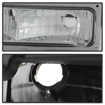 SPYDER xTune GMC C/K Series 94-98 Headlights w/ Corner and Parking Lights - Chrome HD-JH-GCK94-C-SET 9037412