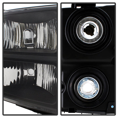 SPYDER Xtune GMC Sierra 07-13 Crystal Headlights Black HD-JH-GSIE07-AM-BK 9034749