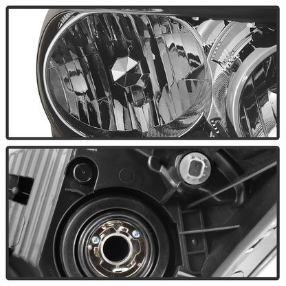 SPYDER xTune 08-12 Honda Accord 4DR Amber Crystal Headlights - Black (HD-JH-HA08-4D-AM-BK) 9942297