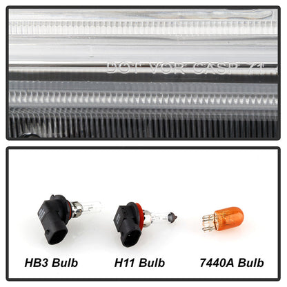 SPYDER xTune 16-18 Honda Accord Driver Side Halogen Headlight - OE Left HD-JH-HA16-4D-H-OE-L 9945885