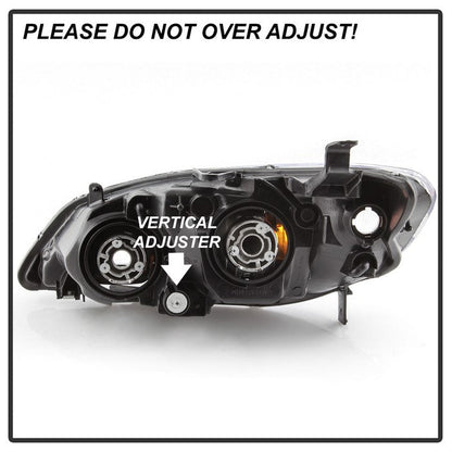 SPYDER xTune 04-05 Honda Civic (Excl Hatchback/Si) OEM Style Headlights - Chrome (HD-JH-HC04-4D-AM-C) 9042713