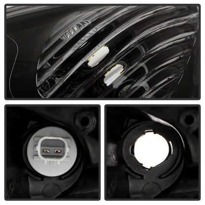 SPYDER 09-11 Honda Fit Sport Halogen OE Headlights - Black (HD-JH-HFIT09SP-OE-BK-SET) 9958526
