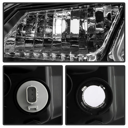 SPYDER 15-17 Honda Fit OE Left Halogen Headlight - Chrome (HD-JH-HFIT15-OE-L) 9955563