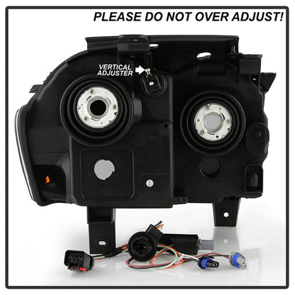 SPYDER Xtune Jeep Grand Cherokee 05-07 Crystal Headlights Black Smoked HD-JH-JGC05-AM-BSM 9033780