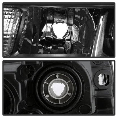SPYDER xTune Jeep Grand Cherokee Halogen Headlight - OE Black (HD-JH-JGC17-OE-BK-SET) 9960154