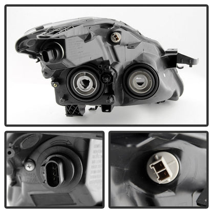 SPYDER Xtune Nissan Altima Coupe 08-09 Halogen Only OEM Headlights Chrome HD-JH-NA08-2D-C 9029707