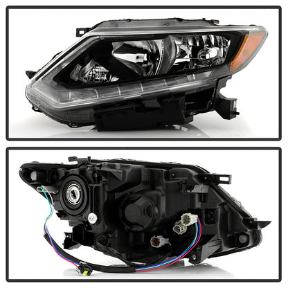 SPYDER 14-16 Nissan Rogue (Halogen Models) OEM Style Headlights (HD-JH-NROG14-OE-SET) 9047305
