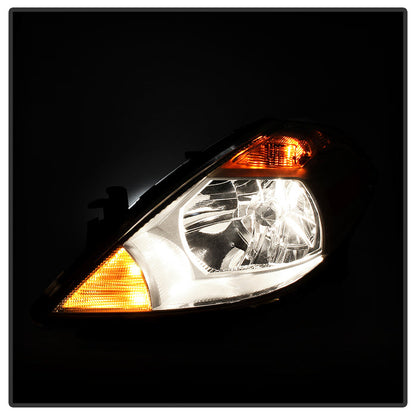 SPYDER Xtune Nissan Versa 07-12 Crystal Headlights Chrome HD-JH-NV07-AM-C 9023620