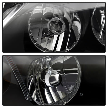 SPYDER Xtune Pontiac G6 05-10 (09-10 Fit w/Amber Turn Signal) Crystal Headlights Black HD-JH-PG605-AM-BK 9023668