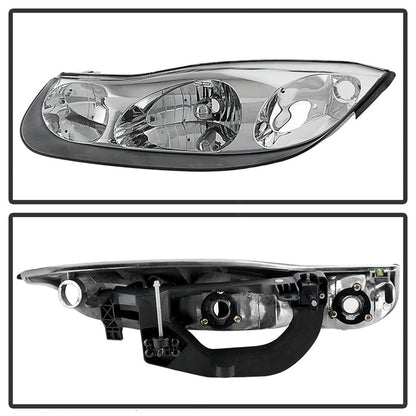 SPYDER Xtune Satun Sc Series Coupe 2001-2002 OEM Style Headlights Chrome HD-JH-SASC-01-C 9029721