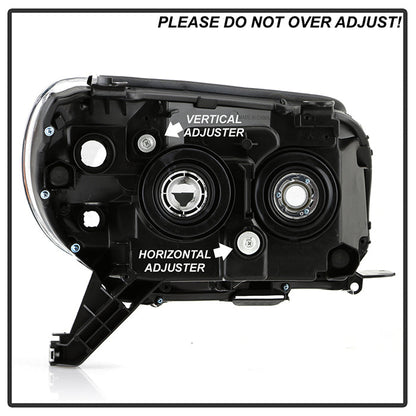 SPYDER Xtune Toyota 4Runner 06-09 Crystal Headlights Black HD-JH-T4R06-AM-BK 9023378