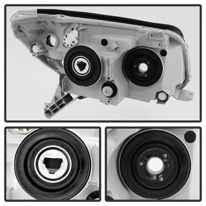 SPYDER Xtune Toyota 4Runner 06-09 Crystal Headlights Chrome HD-JH-T4R06-AM-C 9023743