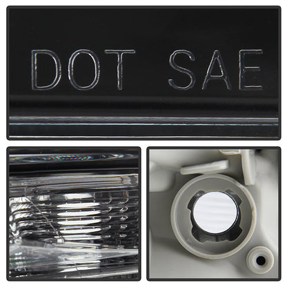 SPYDER Xtune Toyota Camry 10-11 ( USa Built/Nal ) Amber Projector Headlights Black HD-JH-TCAM10-AM-BK 5072870