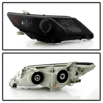 SPYDER xTune Toyota Camry LE XLE Hybrid Models 12-14 OE Style Headlight - Black Smoke HD-JH-TCAM12-AM-BSM 9937569
