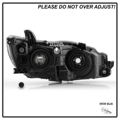 SPYDER 15-17 Toyota Camry OE Style Headlights(Bulbs not included) - Black (HD-JH-TCAM15-AM-BK) 9959141
