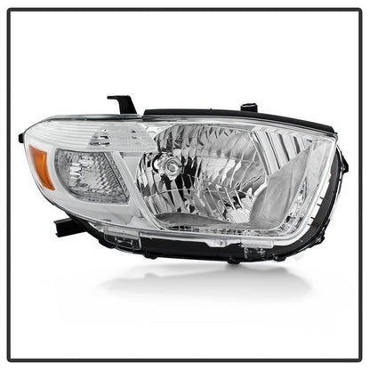 SPYDER xTune 08-10 Toyota Highlander (Excl Hybrid/Sport) OEM Style Headlights - Chrome (HD-JH-THIGH08-AM-C) 9044151