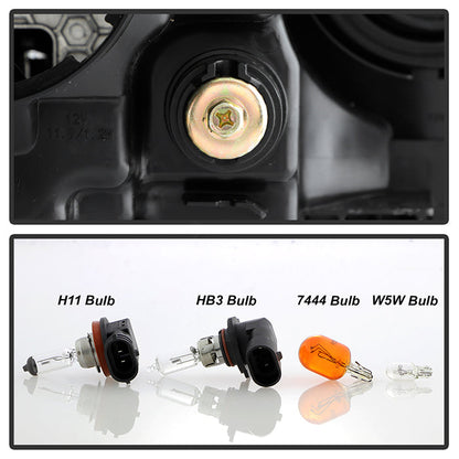 xTune Toyota Highlander 17-19 (LE / XLE) non DRL Halogen Headlight - OE Left HD-JH-THIGH17-OE-L 9949456