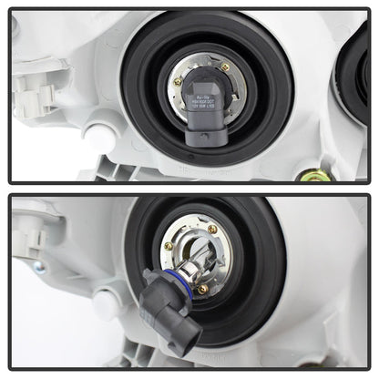 SPYDER Xtune Toyota Matrix 03-08 Crystal Headlights Black HD-JH-TM03-AM-BK 9023712