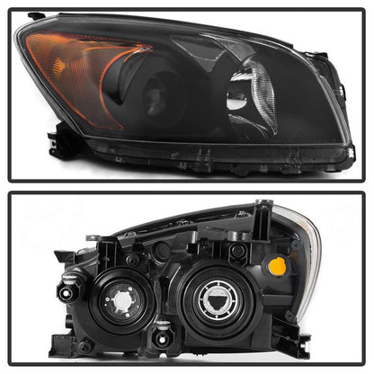 SPYDER xTune 09-12 Toyota RAV4 OEM Style Headlights - Black (HD-JH-TRAV409-AM-BK) 9040740