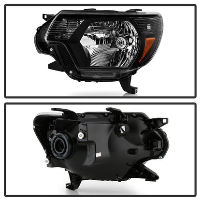 SPYDER Xtune Toyota Tacoma 2012-2015 OEM Style Headlights Black HD-JH-TTA12-AM-BK 9031069