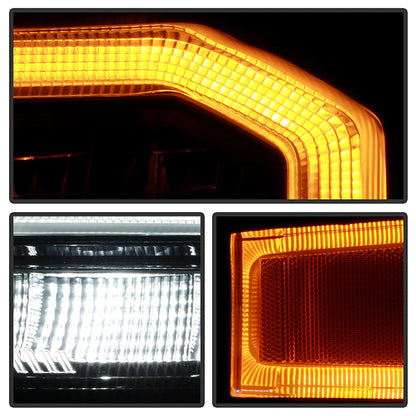 SPYDER Xtune 20-22 Toyota Tacoma Full LED w/DRL Headlight - OE Black Left (HD-JH-TTA20-FLED-OE-BK-L) 9953323