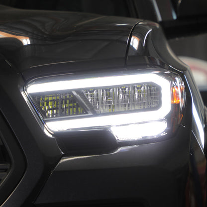 SPYDER Xtune 20-22 Toyota Tacoma Full LED w/DRL Headlight - OE Left (HD-JH-TTA20-FLED-OE-L) 9953309