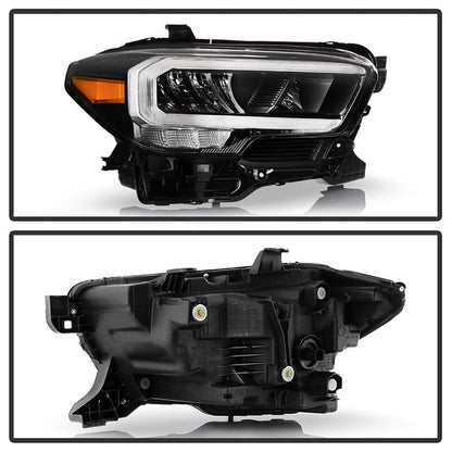 SPYDER Xtune 20-22 Toyota Tacoma Full LED w/DRL Headlight - OE Right (HD-JH-TTA20-FLED-OE-R) 9953316