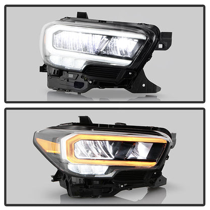 SPYDER Xtune 20-22 Toyota Tacoma Full LED w/DRL Headlight - OE Right (HD-JH-TTA20-FLED-OE-R) 9953316