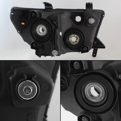 SPYDER Xtune Toyota Tundra 07-13 / Toyota Sequoia 08-13 OEM Style Headlights Black HD-JH-TTU07-AM-BK 5077127
