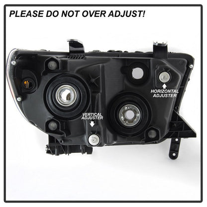 SPYDER xTune 07-13 Toyota Tundra (w/o Headlight Washer) Headlight - OEM Left (HD-JH-TTU07-OE-L) 9042263