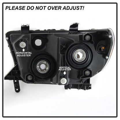 SPYDER xTune 07-13 Toyota Tundra (w/o Headlight Washer) Headlight - OEM Right (HD-JH-TTU07-OE-R) 9042270