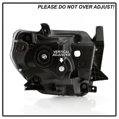 SPYDER xTune 14-17 Toyota Tundra w/o Running Lights OEM Style Halogen Headlights - Blk (HD-JH-TTU14-AM-BK) 9039683