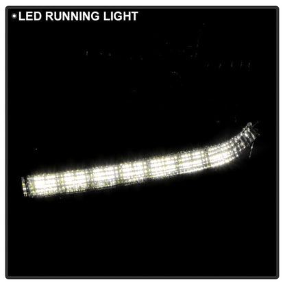 SPYDER 14-21 Toyota Tundra w/LED DRL OE Left Halogen Headlight - Black (HD-JH-TTU14-DRL-OE-BK-L) 9959271