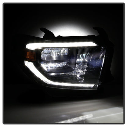 xTune Toyota Tundra 18-20 (Fit LED Only) OEM Style Headlights - Black Right HD-JH-TTU18-LED-OE-BK-R 9949265