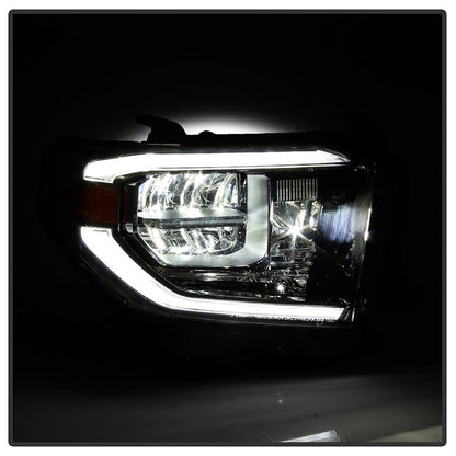 xTune Toyota Tundra 18-20 (Fit LED Only) OEM Style Headlights - Chrome Right HD-JH-TTU18-LED-OE-R 9949241