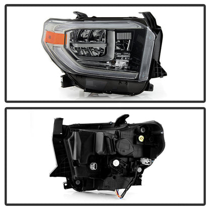 xTune Toyota Tundra 18-20 (Fit LED Only) OEM Style Headlights - Smoke Right HD-JH-TTU18-LED-OE-SM-R 9949289