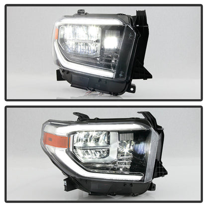 xTune Toyota Tundra 18-20 (Fit LED Only) OEM Style Headlights - Smoke Right HD-JH-TTU18-LED-OE-SM-R 9949289