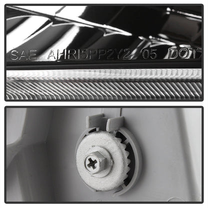 SPYDER xTune Toyota Yaris Sedan 06-12 OEM Style Headlights - Black HD-JH-TYA06-AM-BK 9036040
