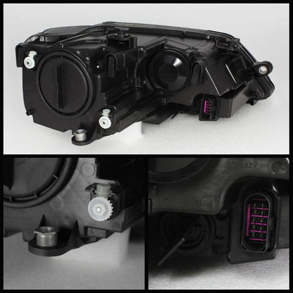 SPYDER Xtune Volkswagen Jetta 11-14 Amber Crystal Headlights Smoked HD-JH-VJ11-AM-SM 5075802