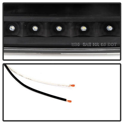 SPYDER Xtune Ford F150 97-03 Crystal Headlights w/ Clear LED Corners Black HD-ON-FF15097-LED-SET-BK 5014184