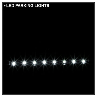 SPYDER Xtune Toyota Tacoma 01-04 1 Piece w/ Chrome Trim Crystal Headlights Black HD-ON-TT01-1PC-LED-CC-BK 5056221