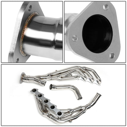 99-04 Ford F-250 SD F-350 SD 6.8L V10 Long Tube Header Stainless Steel