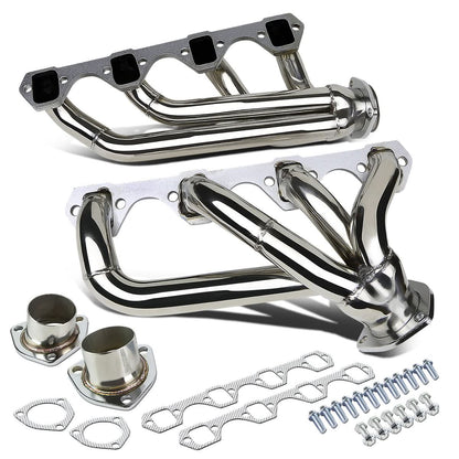 62-77 Ford Falcon Mustang Fairlane Cougar Maverick Shorty Headers Stainless Steel