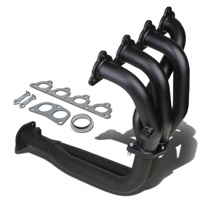 88-00 Honda Civic/Del Sol/CRX Header - Stainless Steel Black