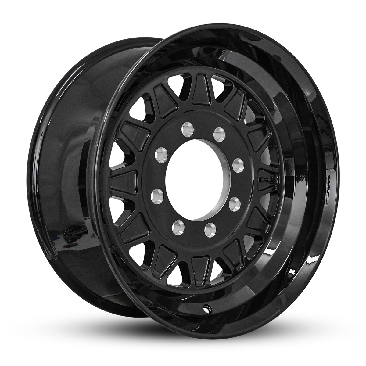 HD Trailer HDT Forged 17.5x6.75 +0 8x165mm 121.2mm Gloss Black - Hub Centric - CAP NOT INCLUDED