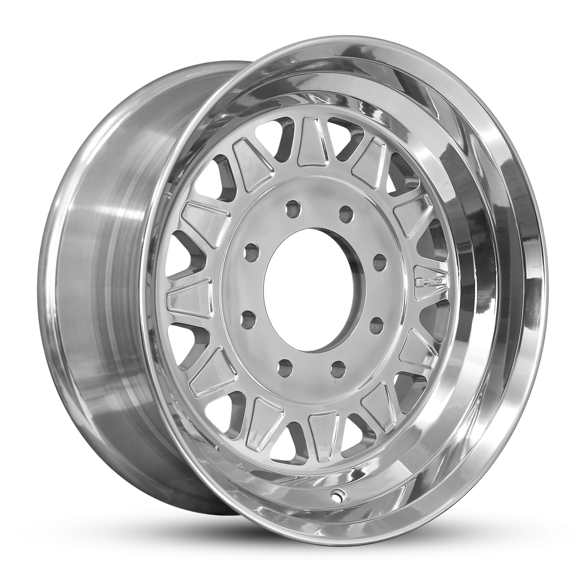 HD Trailer HDT Forged 17.5x6.75 +0 8x165mm 121.2mm Full Polish - Hub Centric - CAP NOT INCLUDED