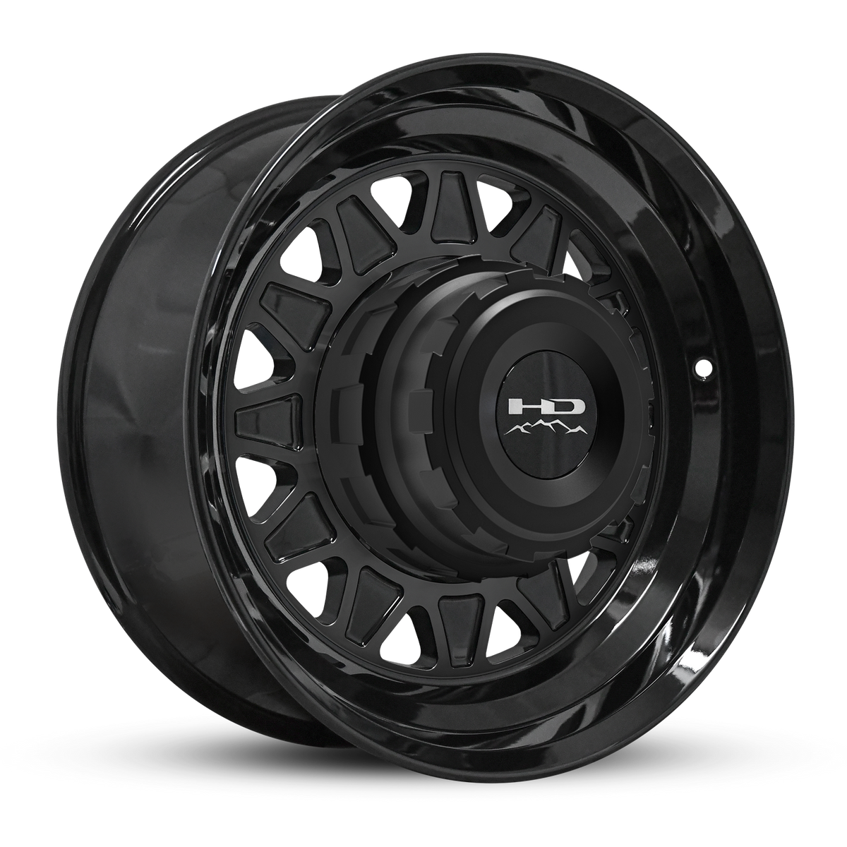 HD Trailer HDT Forged 17.5x6.75 +0 8x165mm 121.2mm Gloss Black - Hub Centric - CAP NOT INCLUDED