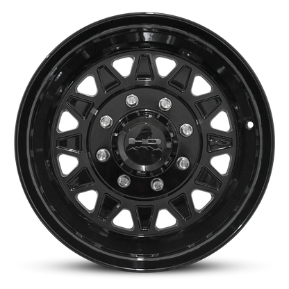 HD Trailer HDT Forged 17.5x6.75 +0 8x165mm 128.6mm Gloss Black - Lug Centric