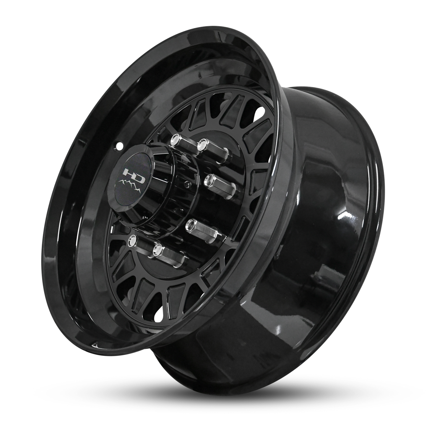 HD Trailer HDT Forged 17.5x6.75 +0 8x165mm 128.6mm Gloss Black - Lug Centric